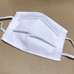 専用ページ　マスクカバー白✖️ピンクギンガム（小）