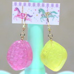 ドロップCandyピアス:) れもん・ベリー味