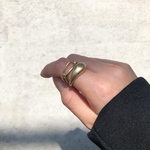 ゴールドリングセット　マットゴールド