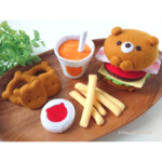 くまさんハンバーガー*°オレンジver.
