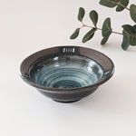 【新作】水色の小鉢　お皿　陶器　おしゃれ　小鉢　小皿　青色　ハンドメイド　食器　陶芸　新生活　インテリア　キッチングッズ　カラトリー　コップ　 家具　棚　アクセサリー　飾り和食器