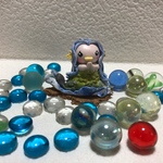 アマビエさま  ブルー