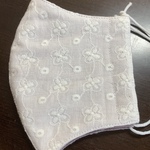 コットンレース&Wガーゼ マスク