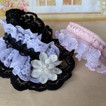  3way  ヘッドドレス  フリルレース  ブライスさん用