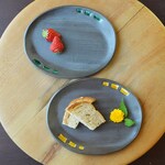 【minne福袋】色絵楕円皿（黄＆緑）２点セット