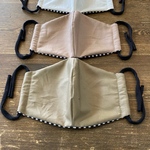 naochan2370様専用ページ。　大人用立体マスク　ミルクティーベージュ、カフェオレベージュ　各1枚づつ