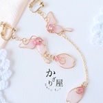 桜の蝶のイヤリング（Earrings of Cherry Blossom butterfly）