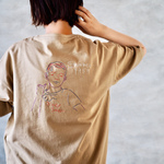 <ワイド/Stitch>Pinky Tee ベージュ(Tシャツ)