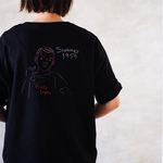 <ワイド/Stitch>Pinky Tee Black(Tシャツ)