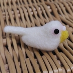 セキセイインコ(アルビノ)　マグネット入り