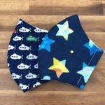 キット 子供用マスク 2枚セット  星 潜水艦