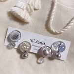 N. 4piece silver②【ピアス/イヤリング】