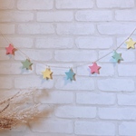 再販27★星のガーランド☆パステルカラー