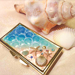 浜辺風デザインのピルケース♡
