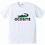 【送料無料】【新品】OCOSITE オコシテ Tシャツ パロディ おもしろ 白 メンズ サイズ プレゼント