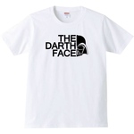 【送料無料】【新品】THE DARTH FACE ダースフェイス Tシャツ パロディ おもしろ 白 メンズ サイズ プレゼント