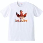 【送料無料】【新品】kazides カジデス Tシャツ パロディ おもしろ 白 メンズ サイズ プレゼント