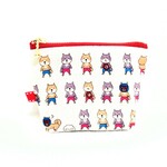 【送料無料】ミニミニポーチ★柴犬レスラー