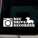 ドライブレコーダー ステッカー/ダックス 屋外防水