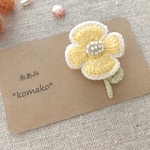 お花ブローチ＊イエロー