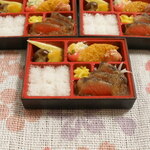 スタミナ和風ステーキ弁当☆ミニチュアフード