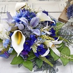 ちょっぴりCoolな涼花のスワッグブーケ