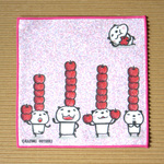 マイクロファイバーミニタオル(リンゴの限界)