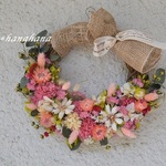 【母の日2020】ピンクガーデンハーフwreath