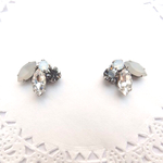 羽根　bijou pierce / nonhole pierce　グレー