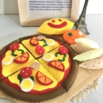    フェルトままごと ＊ピザ&ポテトセット＊