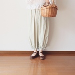 【受注製作】ドロワーズパンツ(ピスタチオ)