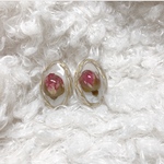 《アレルギー対応》ミニバラのピアス♡