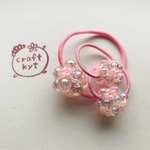 再販×8˚✧₊⁎人気♡ベビーピンクのヘアゴムセット/ピンク