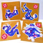 宇宙男子のシールセット_2