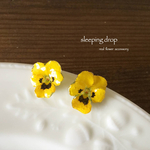 happy yellow  ミニピアス