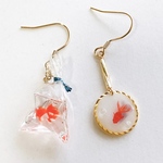 金魚すくい。ピアス