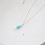 SILVER925 amazonite necklace[kgf3283]