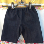 ストレッチデニムのハーフパンツ80〜90