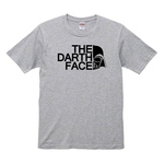 【送料無料】【新品】THE DARTH FACE ダースフェイス Tシャツ パロディ おもしろ グレー メンズ サイズ プレゼント