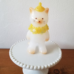 ねこちゃんcandle〜黄色の小花〜