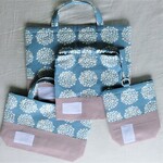 naco様専用　ピジョンフリーゼの絵本袋他3点(ブルー)