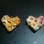 ワッフルの古美金ﾌｯｸピアス♥はちみつナッツ＆チョコナッツ