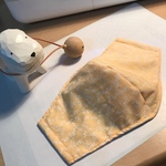 大人　マスク本体パーツ　黄色