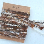 素材糸 引き揃え糸 Special yarn (brown)