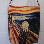 斜めかけバッグ　ムンクの叫び　３７×３３
