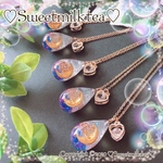 キラキラお月様ネックレス