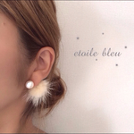 再販♡2wayパール＆ファーピアス