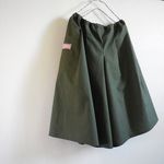 ガウチョギャザーパンツ　着丈66cm
