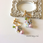 忘れな草 ピアス/イヤリング
