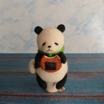 羊毛フェルト 旅おせんべいパンダさん🐼